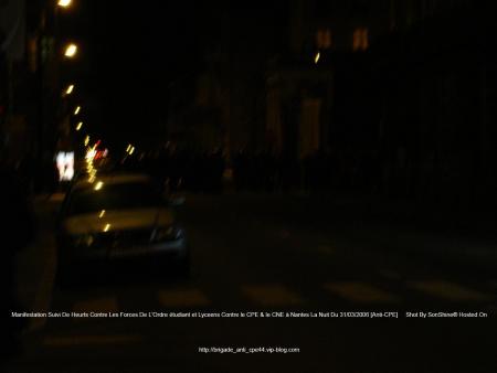 Heurts !!!!! Mouvement tudiant et Lyceens Dans La Nuit Du 31 03 2006 9
